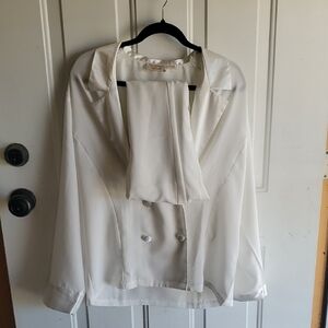 Luxurious Victoria's Secret Gold Label White Pajama Set - Vintage Sleepwear